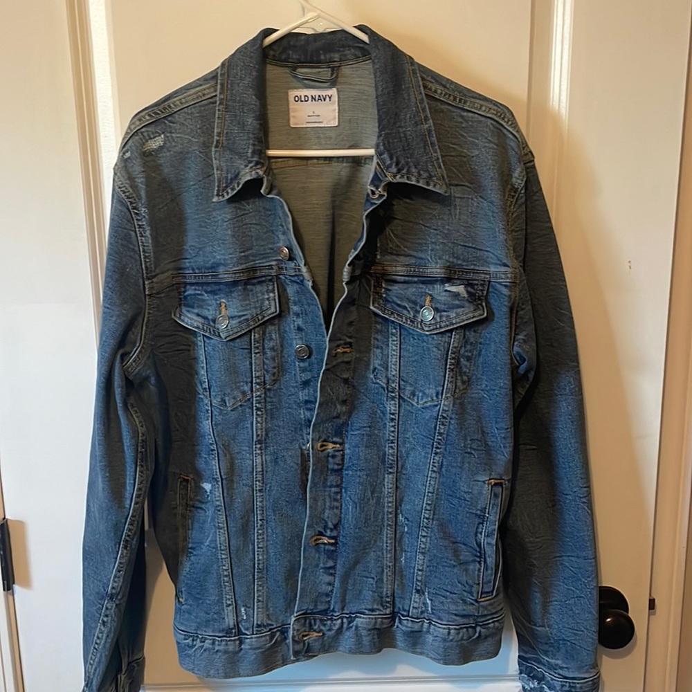 Men’s Old Navy size large denim jacket